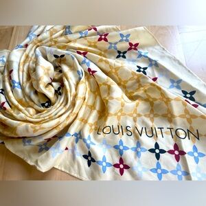 Gorgeous Silk Louis Vuitton Scarf!